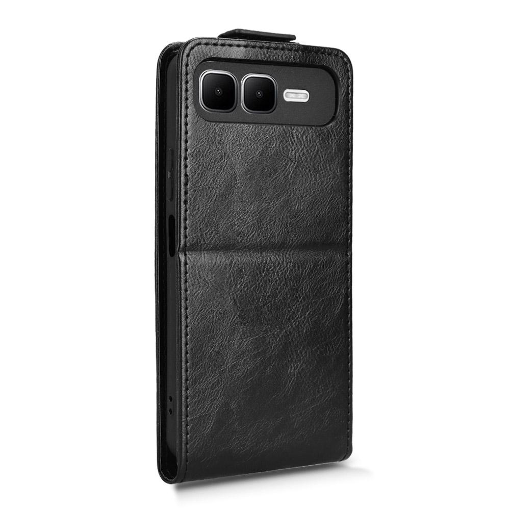 For Infinix Smart 10 Plus Stand Case Magnetic Clasp Vertical Flip Leather Phone Cover with Card Holder