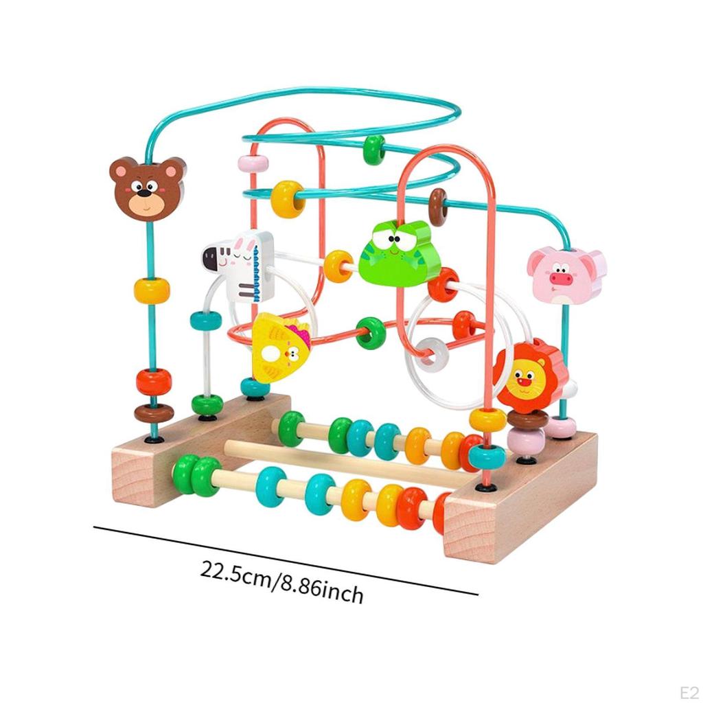 Игрушка-лабиринт Бусины Ролик Развивающие Фрукты Формы Способность хватать Год Подарок Двигательные навыки