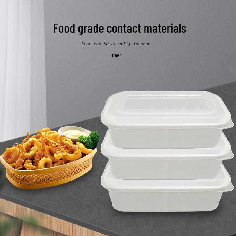 Disposable Japanese-Style Rectangular Meal Boxes