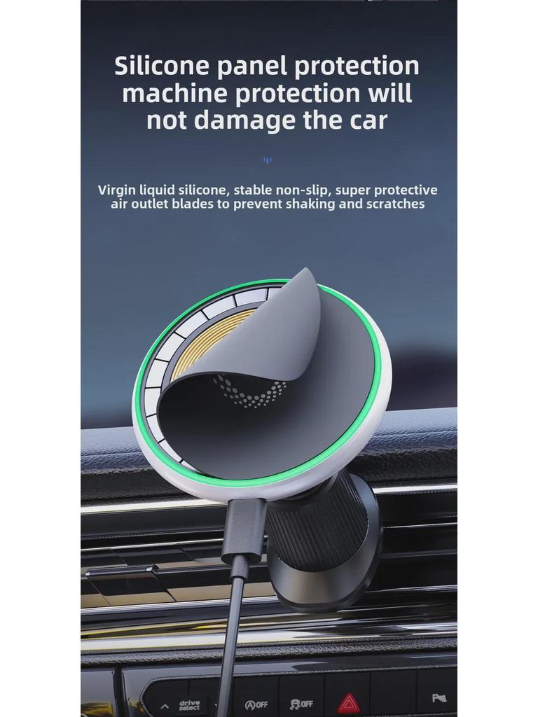 Магнитный держатель телефона T50 и беспроводное зарядное устройство для автомобильной навигации