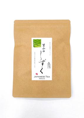 Чайные пакетики Sakyu Mellow Sencha, Satoyama no Shizuku [Размер чашки] (2,5 г со шнурком, 18 пакетиков) x 1 пакет, Зеленый чай первого сорта, Зеленый чай глубокой пропарки