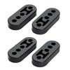 Renjzle 4 Piece Muffler Hanger Mount, Automobile, Universal Muffler Ring, Reinforced Muffler, Hanging Rubber,