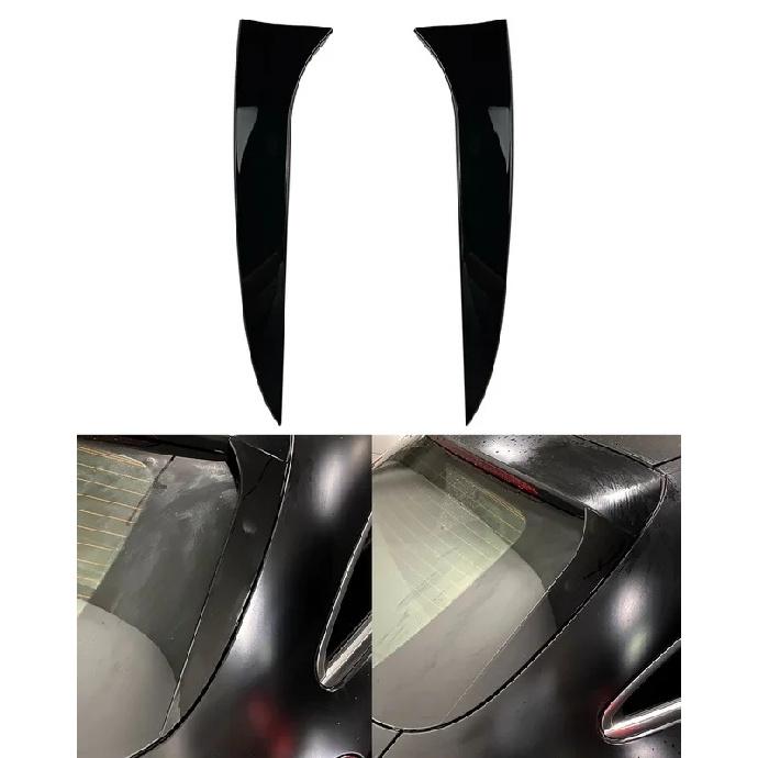 Rear Window Side Spoiler Rear Canards Splitter Fit For Mercedes-Benz CLS-Class 63 C218 X218 Shooting Brake 2011-2018 ABS