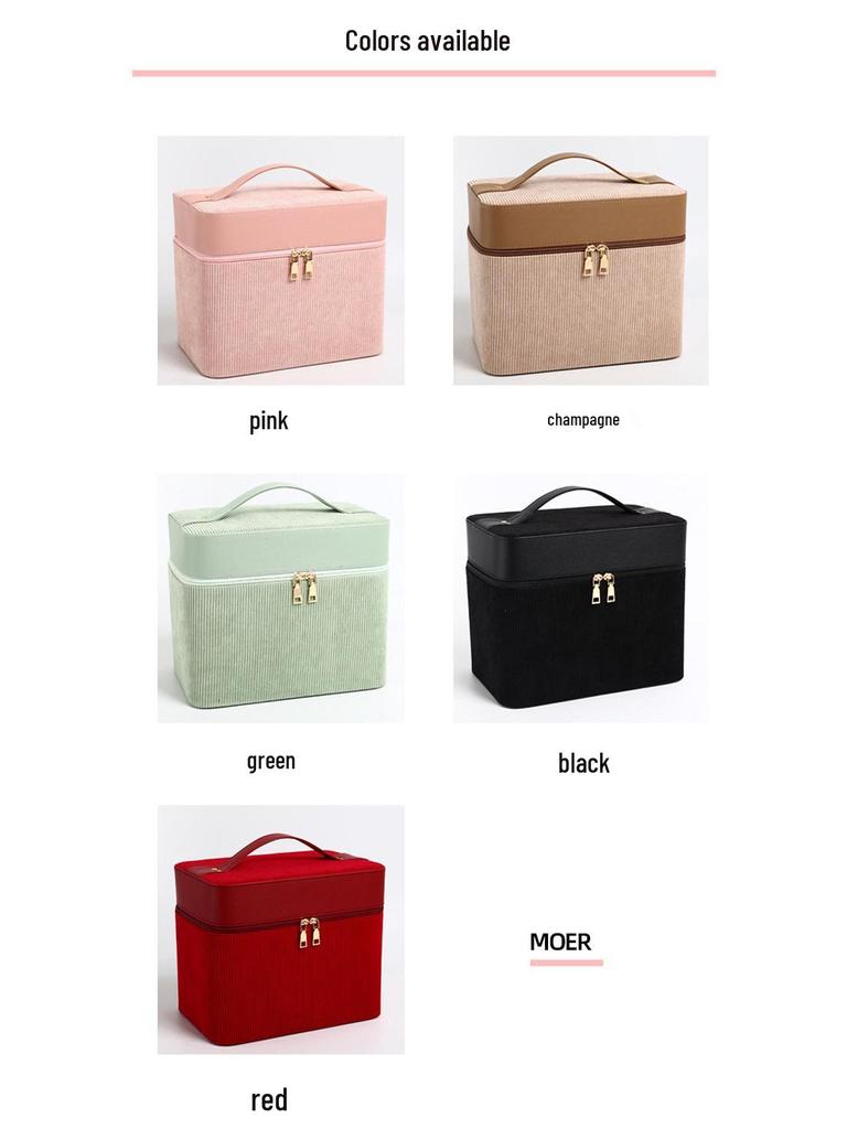 Минималистичный кейс большой вместимости для макияжа и туалетных принадлежностей для профессиональных визажистов