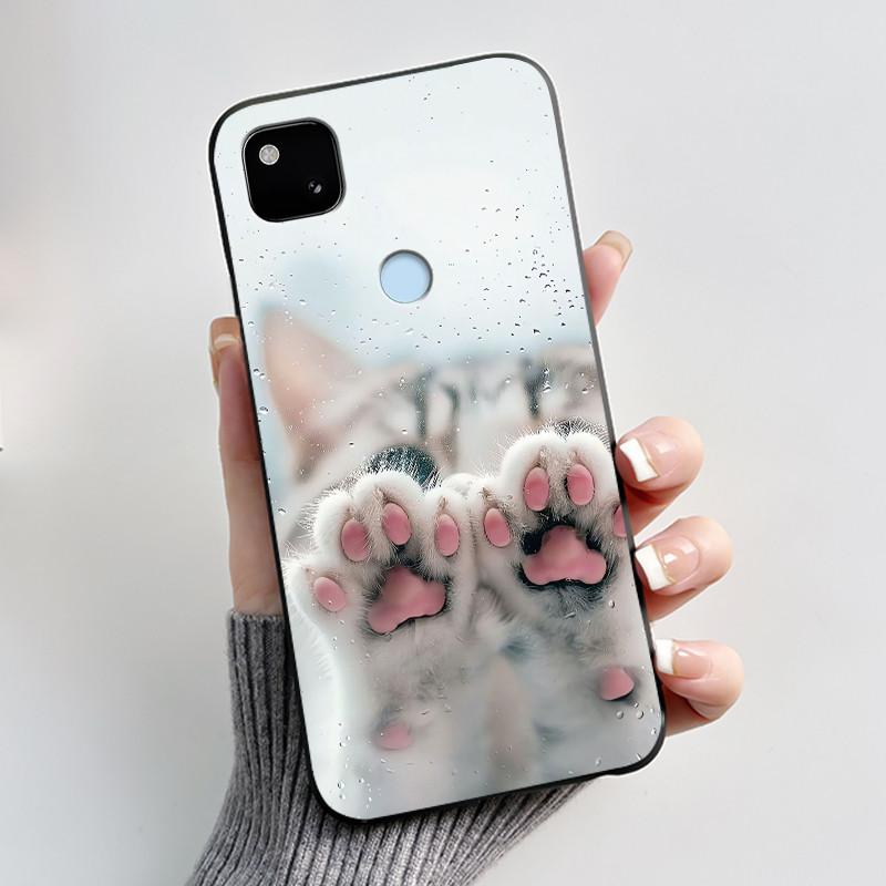 Чехол для телефона Google Pixel 4a 4G / 4a 5G, Ультратонкий, Тонкий, Эстетичный, Роскошный, Милый, Крутой, Для Мальчиков, Девочек, Мягкий Силикон, Матовый Чехол