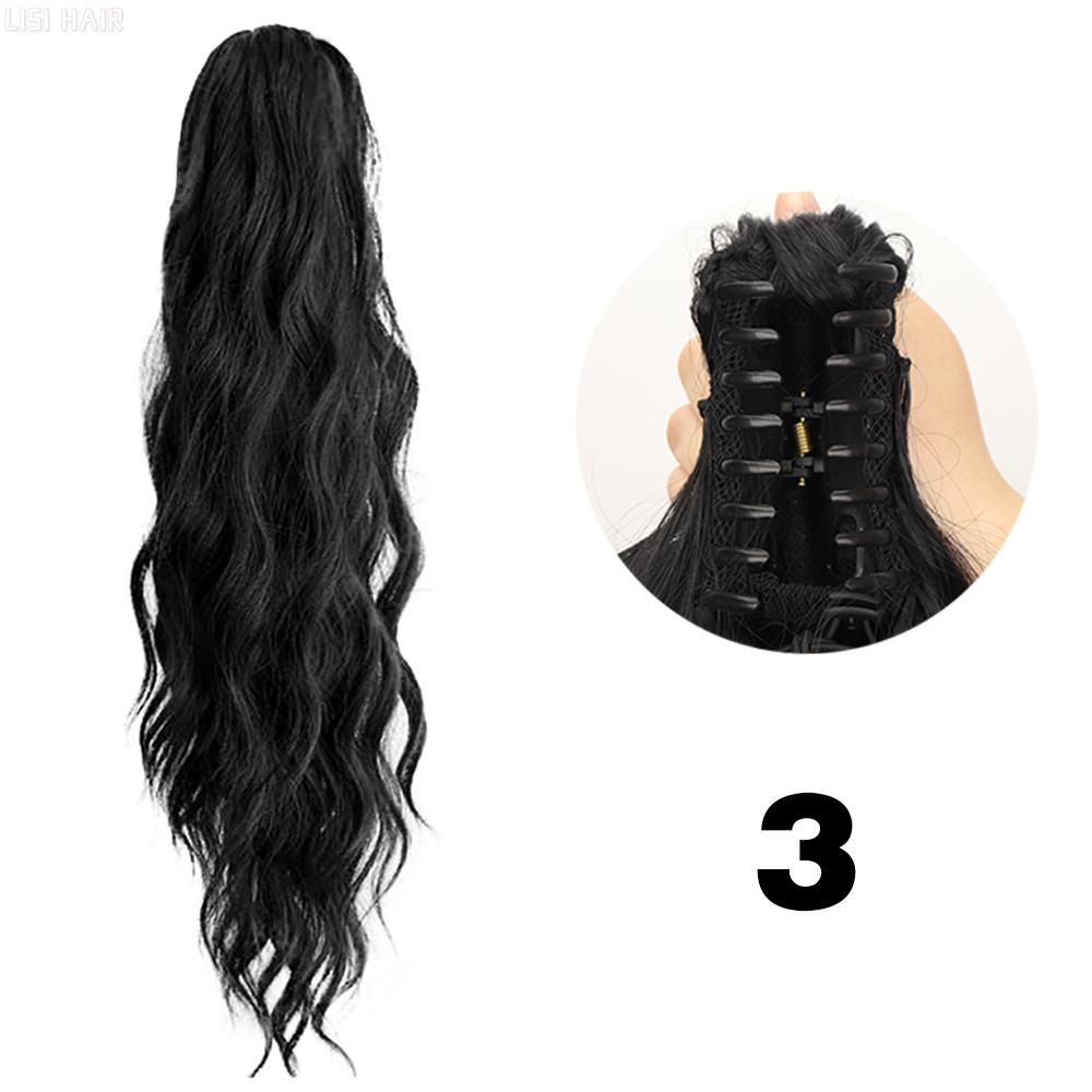 MISS WIG Synthetic Long Wavy Claw In Ponytail Hair Extensions Heat Resistant Pony Tail Hair For Women Cosplay Use