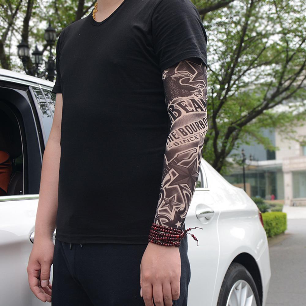 Protection Summer Cooling Basketball Sun Protection Flower Arm Sleeves Arm Cover Tattoo Arm Sleeves