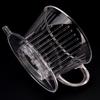 Clear Coffee Filter Cup Cone Drip Dripper Maker Brewer Holder Plastic Reusable