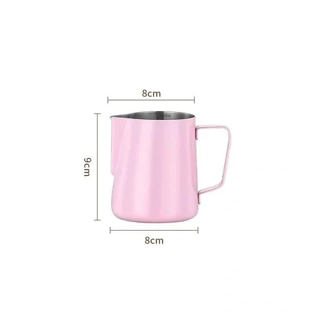 Кувшин для вспенивания молока из нержавеющей стали 304 с мерной шкалой, профессиональный паровой для кафе и бариста, для эспрессо, латте-арта, кухонные инструменты