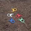 10 Pcs Aluminum Alloy Tent Rope Buckle Tent Fastener Tensioner Guyline Cord Adjuster Camping Accessories Durable