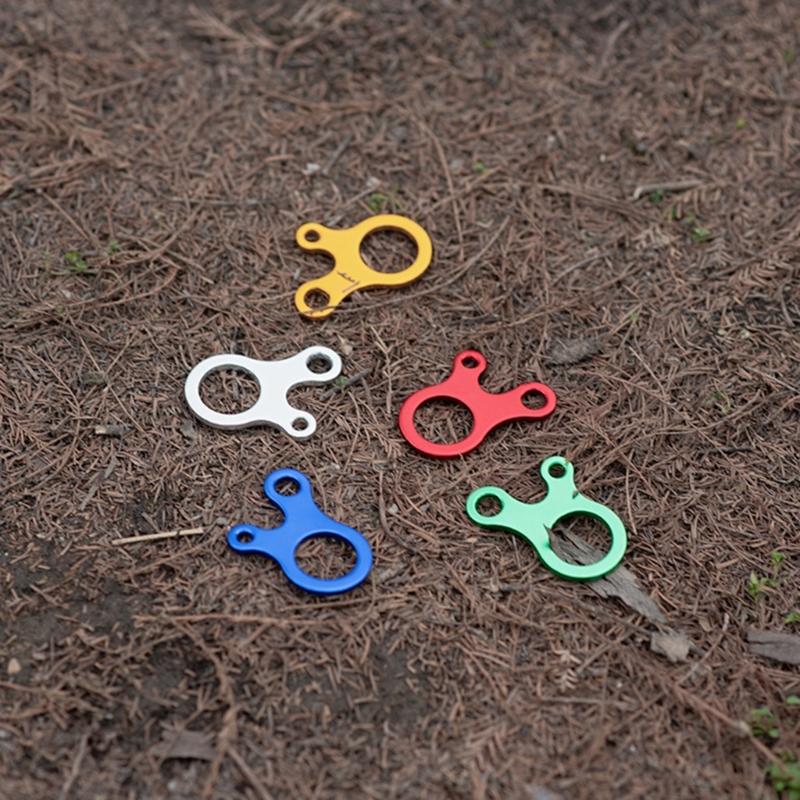 10 Pcs Aluminum Alloy Tent Rope Buckle Tent Fastener Tensioner Guyline Cord Adjuster Camping Accessories Durable