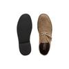 Clarks Оригинальные двухслойные кожаные модные простые короткие ботинки Мужские ботинки Серый 261740557