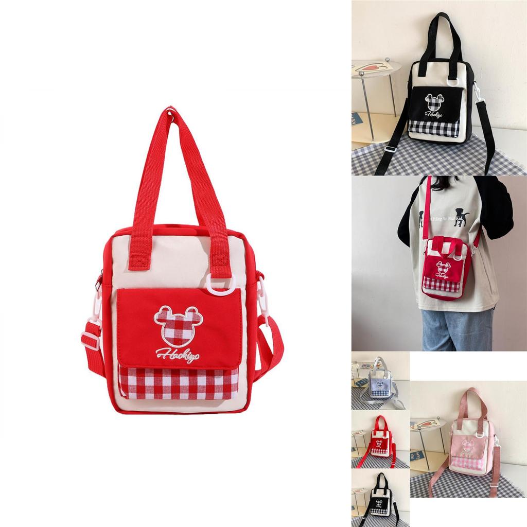Trendy Small Square Nylon Handbag For Women With Soft Structure And Minimalist Design