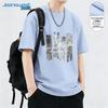 Мужская хлопковая свободная футболка Jeanswest 2026 Лето