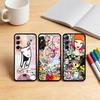 AAA Япония T-Tokidokis Чехол для телефона для Samsung S25,S24,S21,S22,S23,S30,Ultra,S20,Plus,Fe,Note,10,9,5G Черный чехол