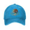 Mexico Coat of Arms Sun Baseball Cap  Unisex-Teens Washed Trucker  Adjustable Print Hiking Fishing Snapback Cap Gift