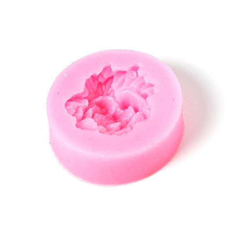 3D цветок силиконовые формы для помадки торта мыло шоколадная форма кухня выпечки