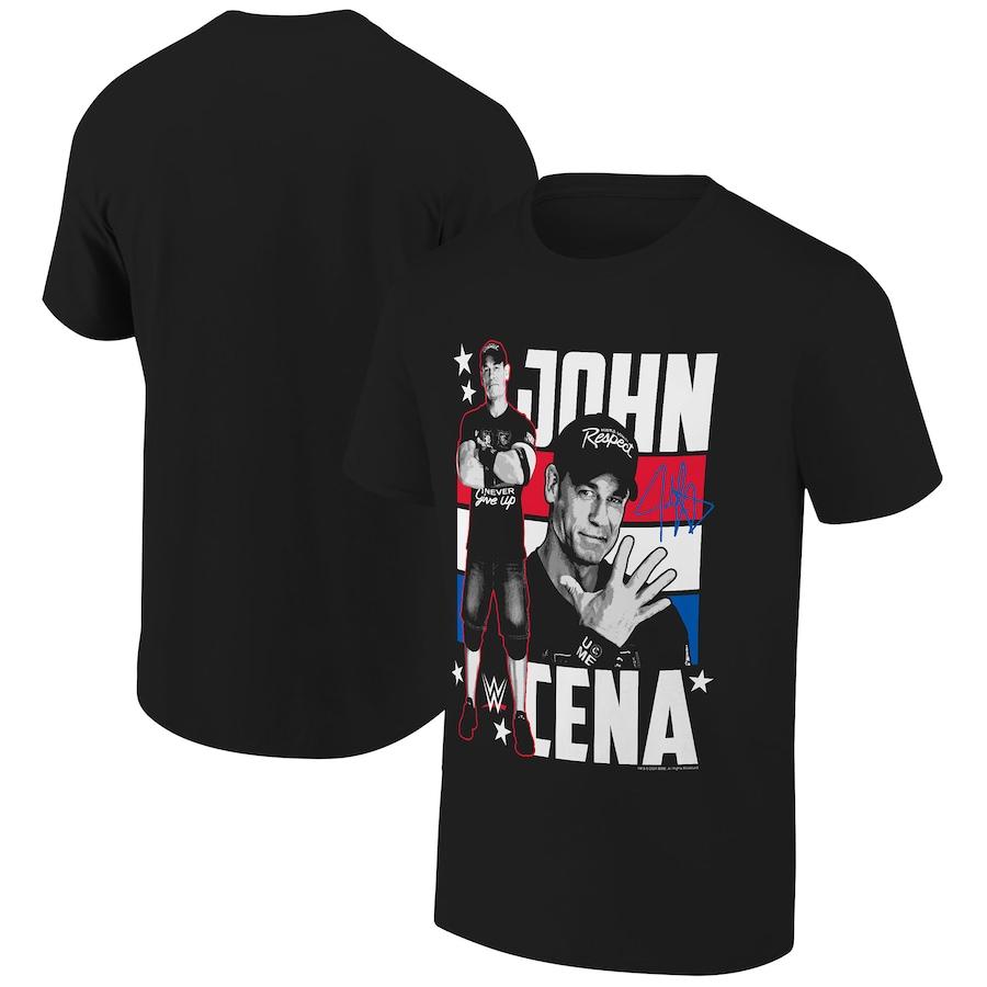 Summer New WWE Men's Black John Cena Farewell Tour 2025 Las Vegas T-Shirt Street Party Plus Size Men's and Women's Tops T-Shirt