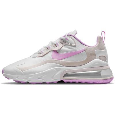 Женские кроссовки Air Max 270 React 'White Fuchsia Glow Platinum Violet' Повседневная обувь CZ1609-100