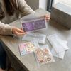 12PCS 4 Size Scrapbook Stamp Storage Bag Waterproof Die Storage Pockets  Office