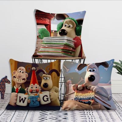 Мультяшный W-Wallace-ES и G-Gromit-ES чехол Подушка для изголовья гостиной Офисная подушка Подушка для спальни Наволочка для подушки для сна на диване