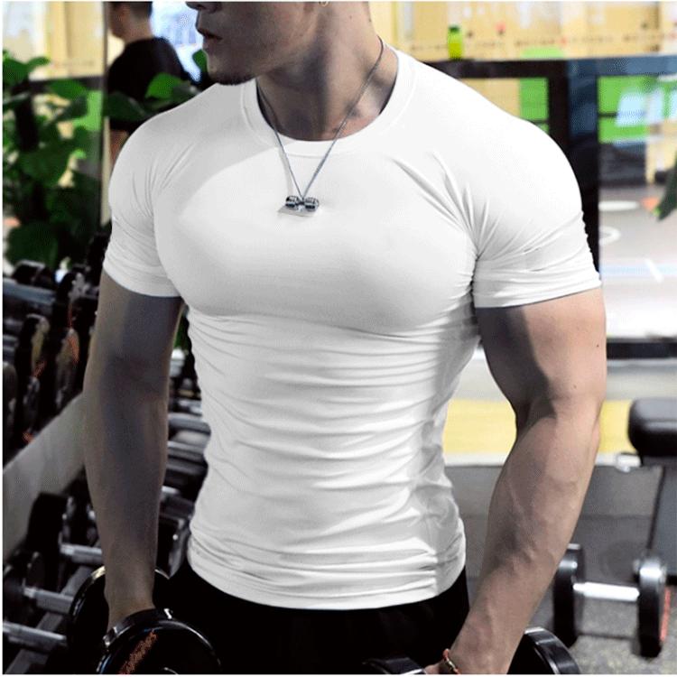 Youth 2024 Summer New Sports Casual Short-sleeved Trendy Fashion Men's T-shirt Tops