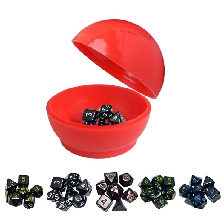 Набор многогранных кубиков - D4 D6 D8 D10 D12 D20 Dungeons-Dragons-DND-RPG-MTG-Настольная игра