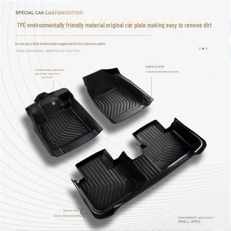 Совместимые автомобильные коврики TPE для Geely Emgrand, Boyue, Binrui, Binyue, Vision, X3, X6, S1, ICON