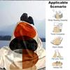 1Pc Abstract Circular Composition Blanket Soft And Comfortable Casual Warm Camping Travel Christmas Halloween Xmas Gift M92877