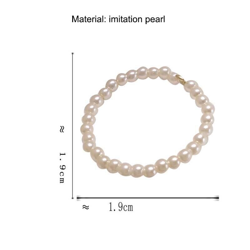 Кольца с жемчугом и бусинами для женщин, имитация жемчуга, минималистское кольцо на палец, винтажные вечерние украшения, свадебные аксессуары, подарки