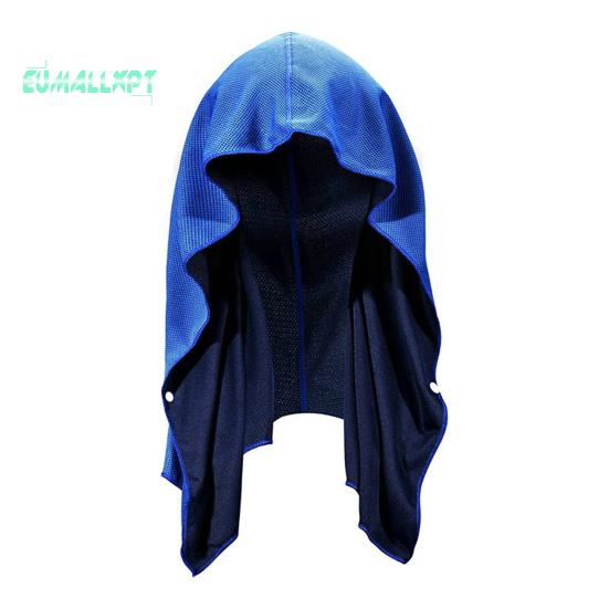 Охлаждающее полотенце с капюшоном, впитывающее пот, очень мягкое, защита от солнца, быстросохнущее полотенце для пота, накидка на шею, спортивные принадлежности