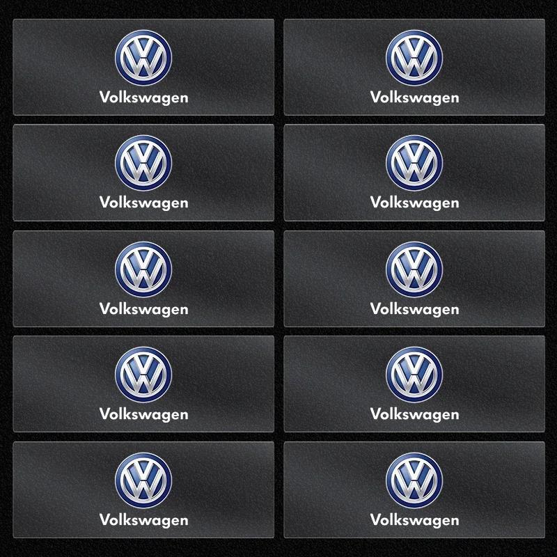 Car Metal Emblem Wiper Stickers Reflective Decor Decals Car Accessories For Volkswagen VW GTI R Golf Amarok Phaeton Teramont ID3