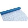 Navy Blue Organza with Glitter Print 0.50 X 10 M