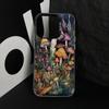 Модный дизайн с рисунком грибов чехол для телефона подходит для iPhone 17 16 15 14 13 12 11 Pro/Max/Plus ударопрочный и защищающий от падений
