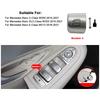 2059056800 2059056811 для Mercedes Benz W205 W253 W213 W222 C E Class GLC 4-дверный седан Электрический переключатель стеклоподъемника двери водителя Кнопка ремонта с пружиной