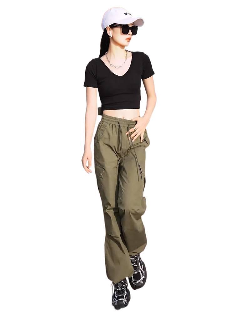 Женские спортивные брюки Woodpecker быстросохнущие свободного кроя - Утягивающие, дышащие, для весны и осени