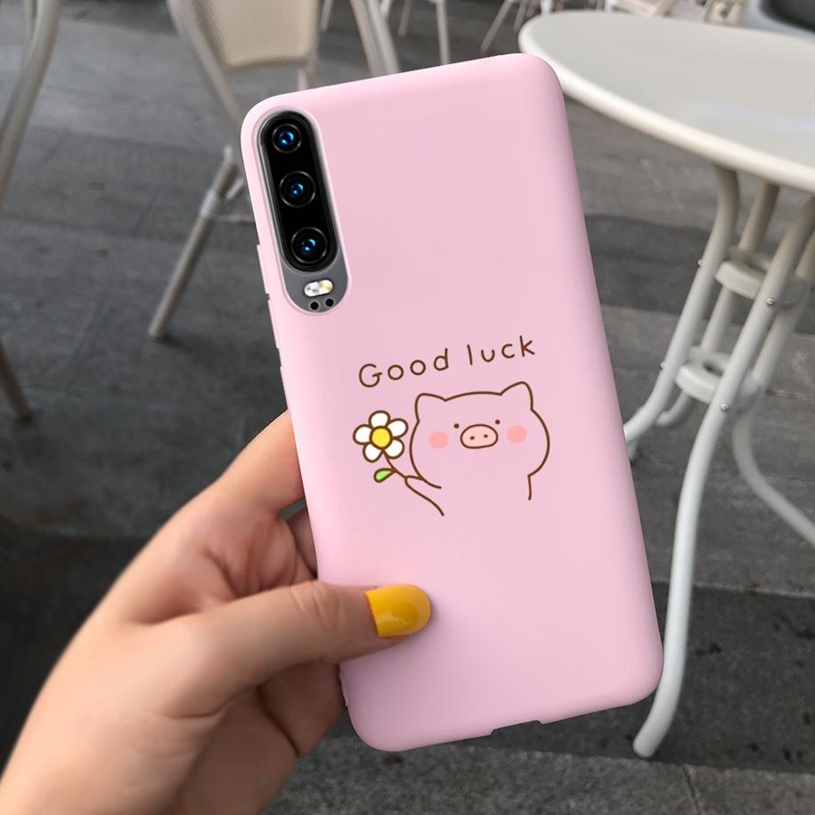 P30 Lite Case Fashion Flower Pattern Phone Case For Huawei P30 P 30 P30Lite 2020 MAR-LX1M Shockproof Bumper Soft TPU Funda Coque