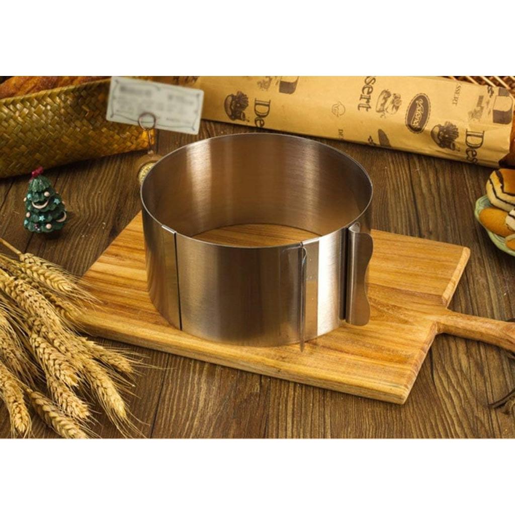 Adjustable Cake Mousse Mould Stainless Steel 6 To12 Inch Cake Mold Ring Baking Décor