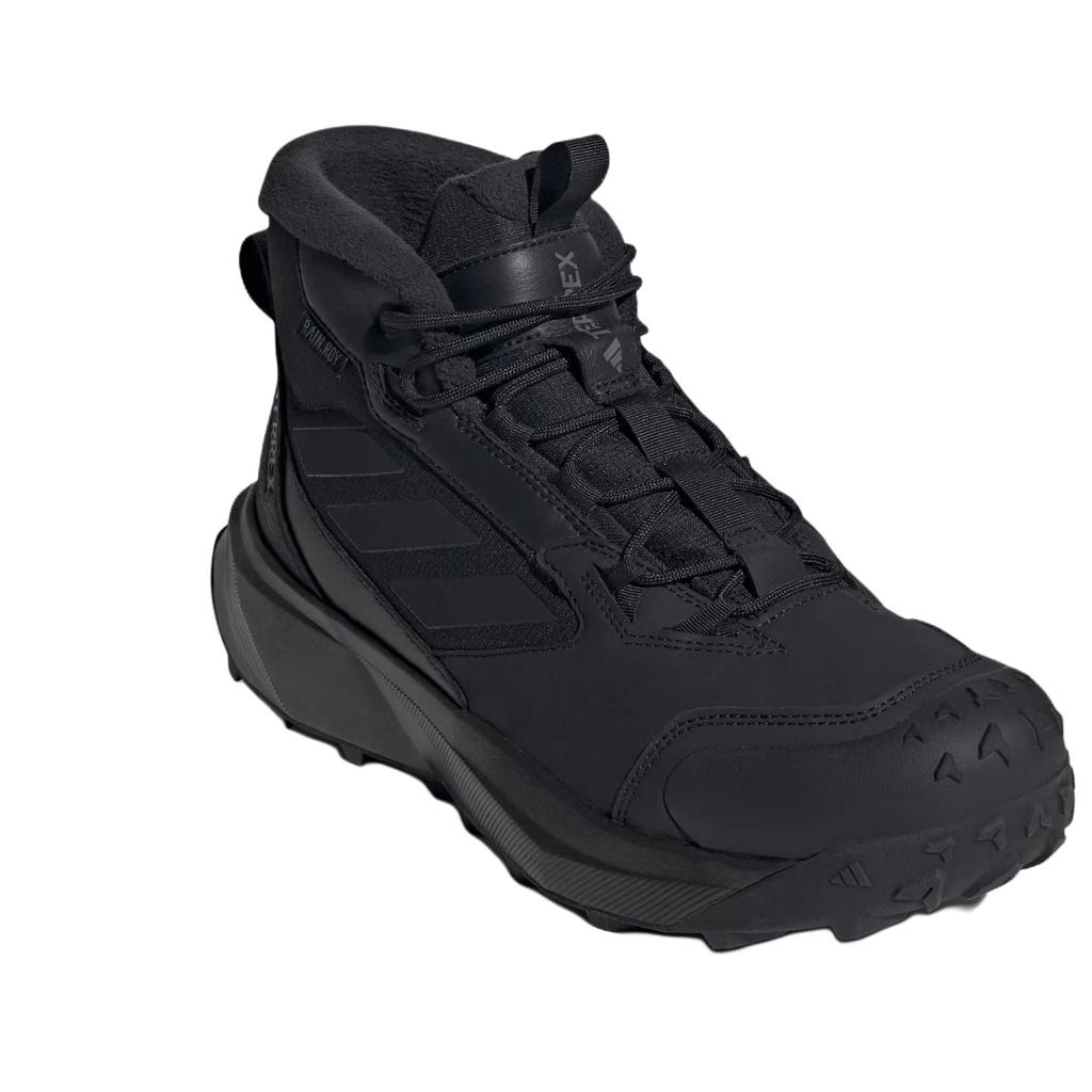 adidas Terrex Winter Leather Mid Rain.RDY Cold.RDY Black Grey Unisex Sneakers Core-Black Grey-Four ID2859