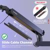 IXTECH Microphone Arm Desk Mount, Low-Profile Boom Arm, Adjustable Microphone Arm with Detachable Rise Column, Built-in Cable Management, 360 Rotatin