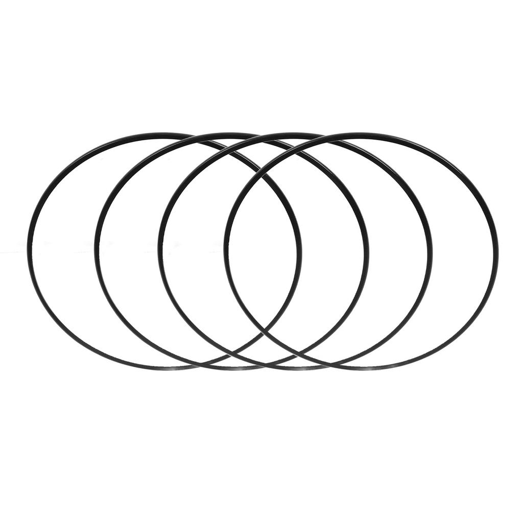 4 Pcs 20 Inch Wheel Rim Protector Scratch Proof Self Adhesive Fashionable Black Wheel Rim Decorative Ring