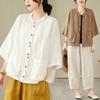 2025 Summer Women Plus Size Coat Basic T-Shirt Vintage Fashion Casual Loose Solid Tops Tees Oversized
