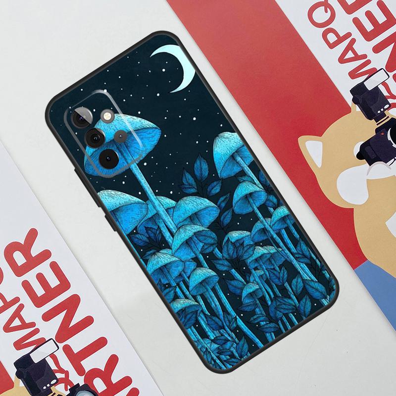 Странный Психоделический Чехол с Грибами для Samsung Galaxy A34 A54 A14 A56 A36 A16 A06 A13 A53 A12 A22 A32 A52 A35 A17 A15 A55
