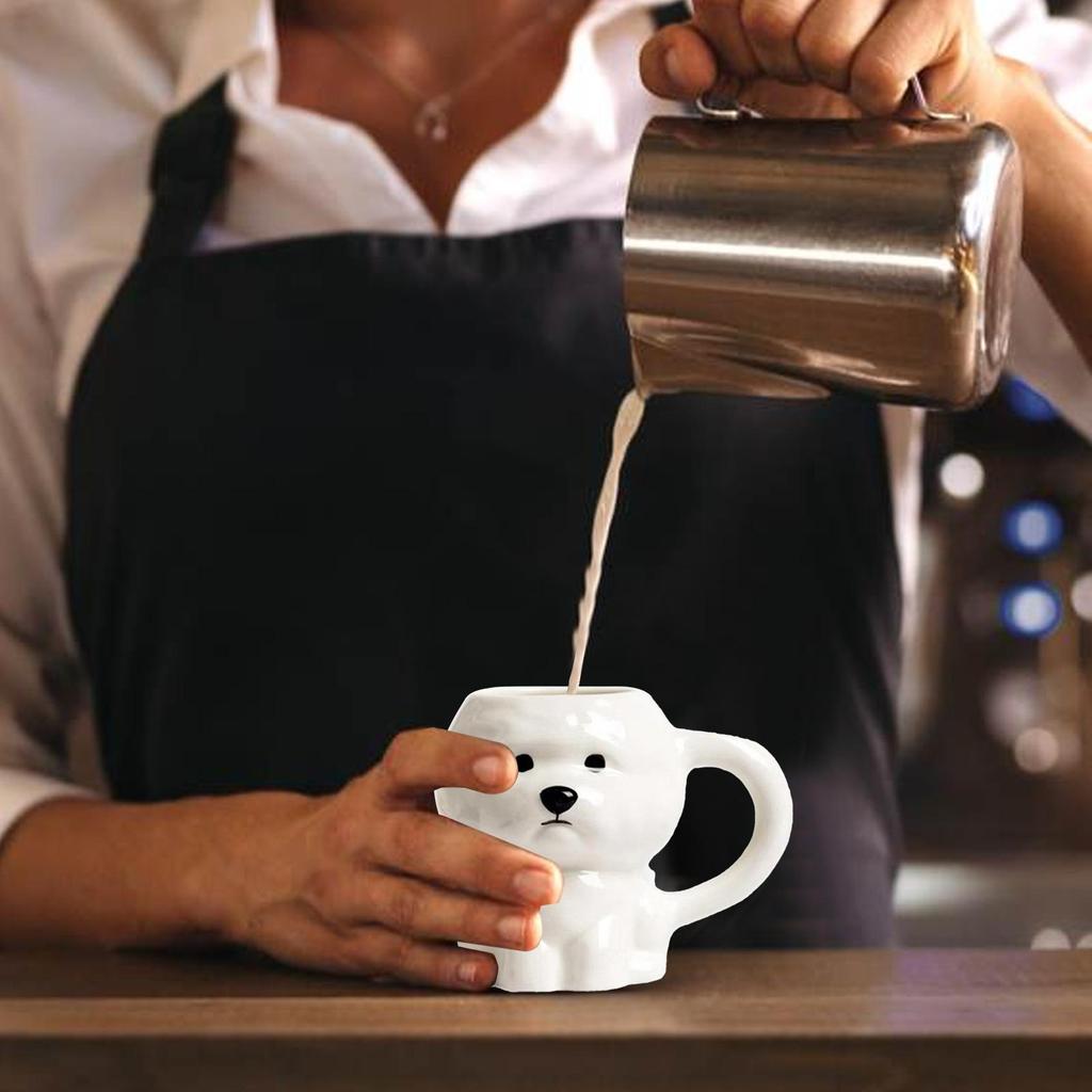 Кружка с животным Милая собака Кружка для чая 340 мл Керамическая 3D Щенок Новинка Кружка Для женщин Мужчин Папы Любителей На День Матери День Отца Дом