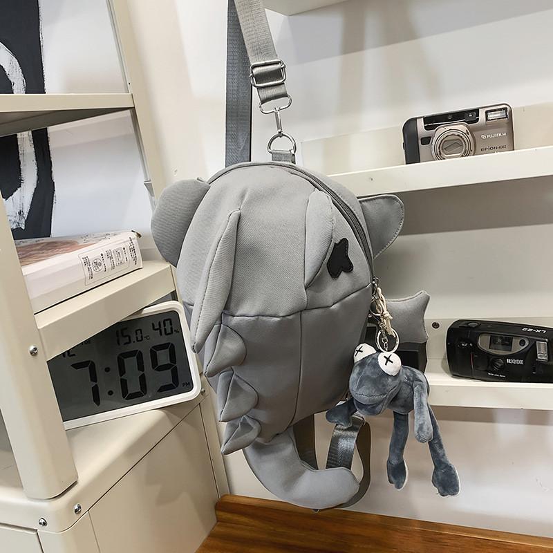 Dinosaur Shark Cartoon Backpack For School Boys Girls With Lightweight Nylon Design