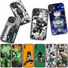 Мультяшный Чехол Naruto Rock Lee Kakashi для Samsung Galaxy A25 A37 A57 A12 A14 A31 A41 A50 A51 A70 A71 A72 A21S M15 Note 20 9 8 10