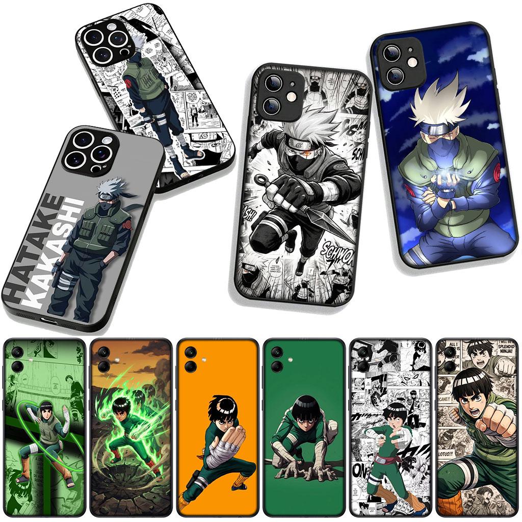 Мультяшный Чехол Naruto Rock Lee Kakashi для Samsung Galaxy A25 A37 A57 A12 A14 A31 A41 A50 A51 A70 A71 A72 A21S M15 Note 20 9 8 10
