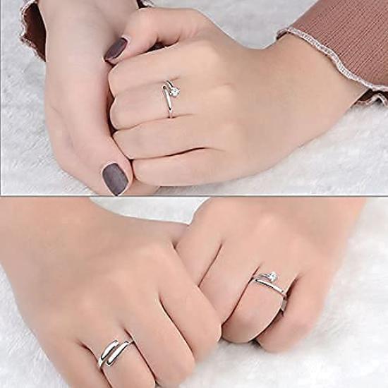 Бесплатное большое одинарное кольцо 925 пробы типа B для жены [Glam Jewelry] Кольцо, размер, дамы, популярный, подарок, размер, кольцо, серебро, цирконий, платина, женщины, подруги,