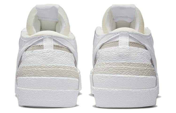 Nike Кроссовки Blazer Low Sacai Белая лакированная кожа DM6443-100