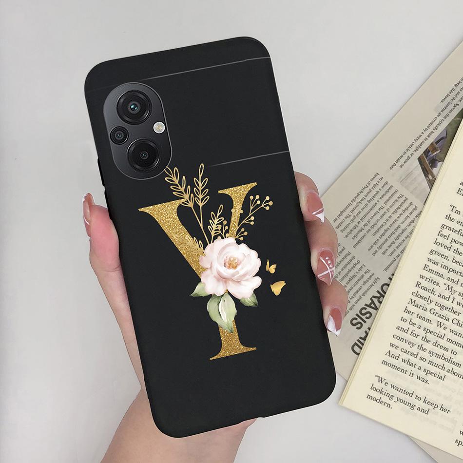 Для Xiaomi POCO M5 Чехол Роскошный Модный Силиконовый Мягкий ТПУ Задняя Панель Защитная Оболочка Телефона Для Xioami POCO M5 4G Милый Чехол с Буквами Сумки